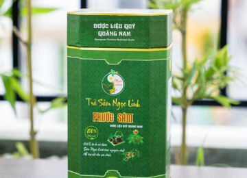 Trà Sâm - Phước Sâm| Trà Sâm Ngọc Linh Phước Sâm, Trà Lá Sâm Ngọc Linh Hỗ Trợ Sức Khoẻ Phước Sâm - 100g
